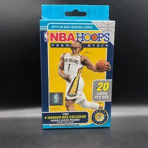2019-20 Panini NBA Hoops Premium Stock Hanger Box Brand New Sealed Ja Morant RC